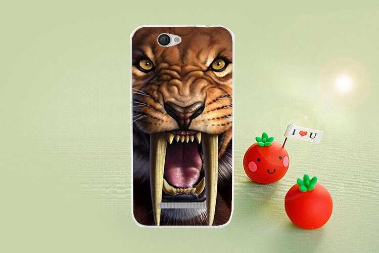 TPU painted Case For Wileyfox Spark / Spark+ Case colorful patterns Flowers animal and Eiffel Towers Phone Cover