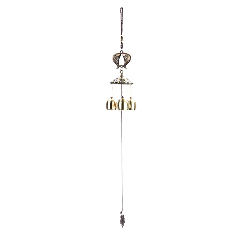Amazing Heart Bronze 8 Tubes Wood Chapel Church Bells Wind Chimes 76440 main image 1