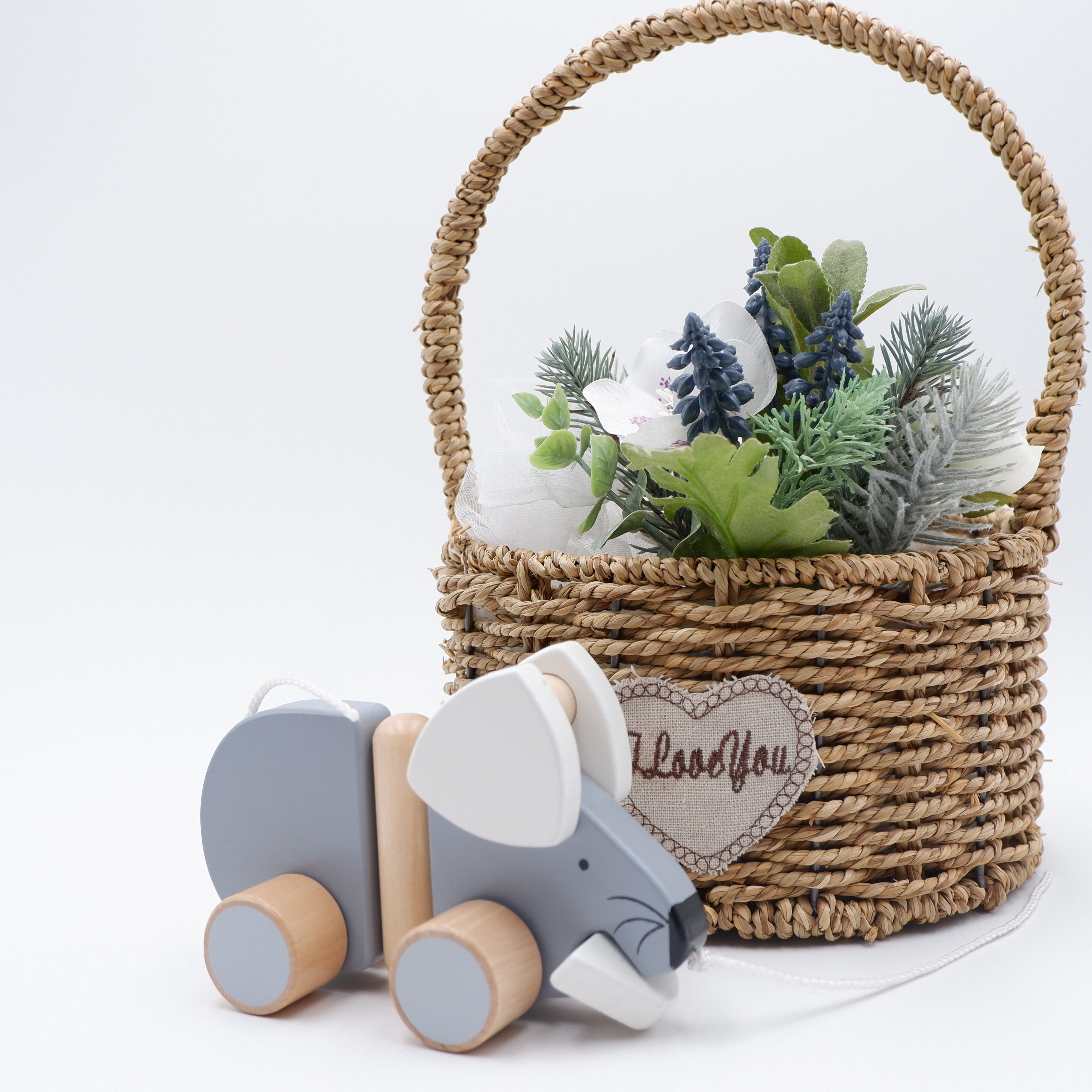 Janod baby pop duw-a-long bunny interactief houten speelgoed spelletjes voor kinderen