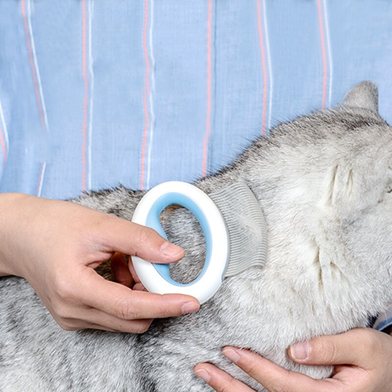 Cepillo de masaje para acicalamiento de Gato HOOPET, herramienta de masaje para el cuidado del cabello para mascotas