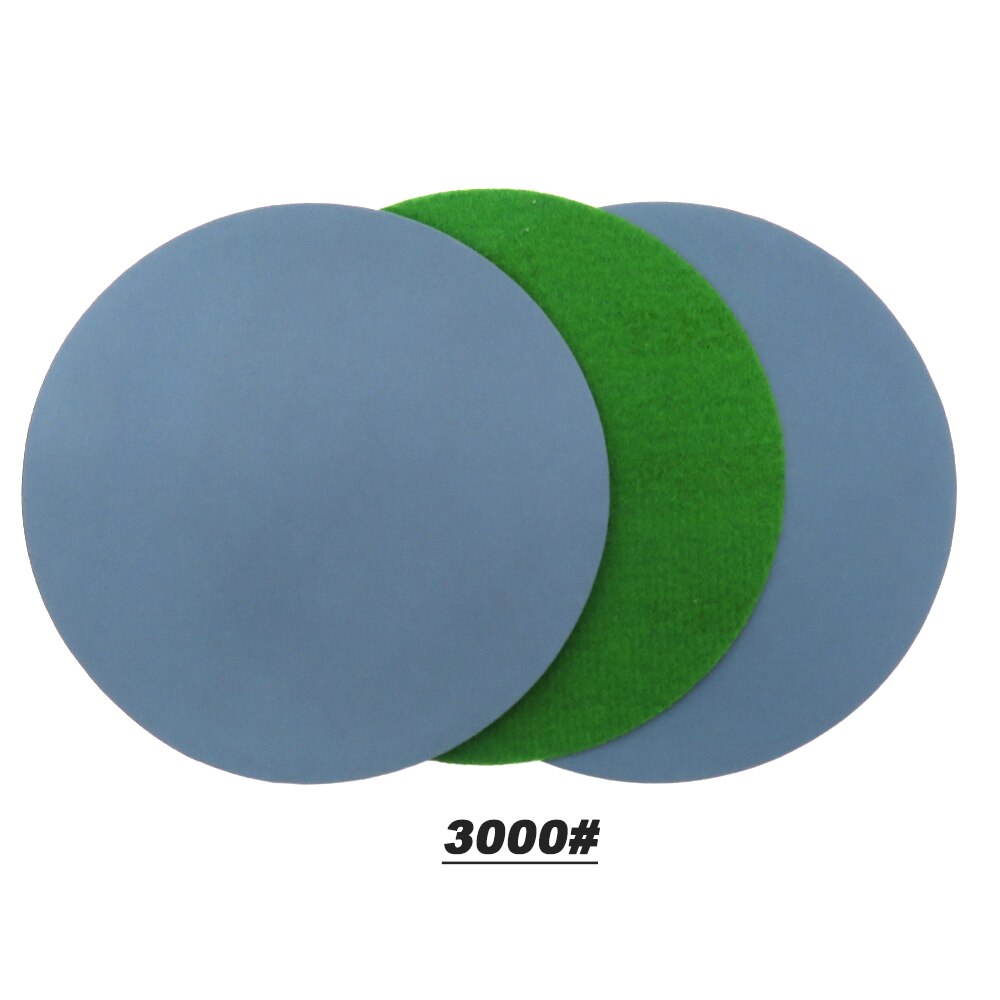 25PCS 5 Inch Dry &amp; Wet Sandpaper Round Sanding Discs Grit 1000/2000/3000/4000/5000 Hook Loop Polishing Sand Sheets
