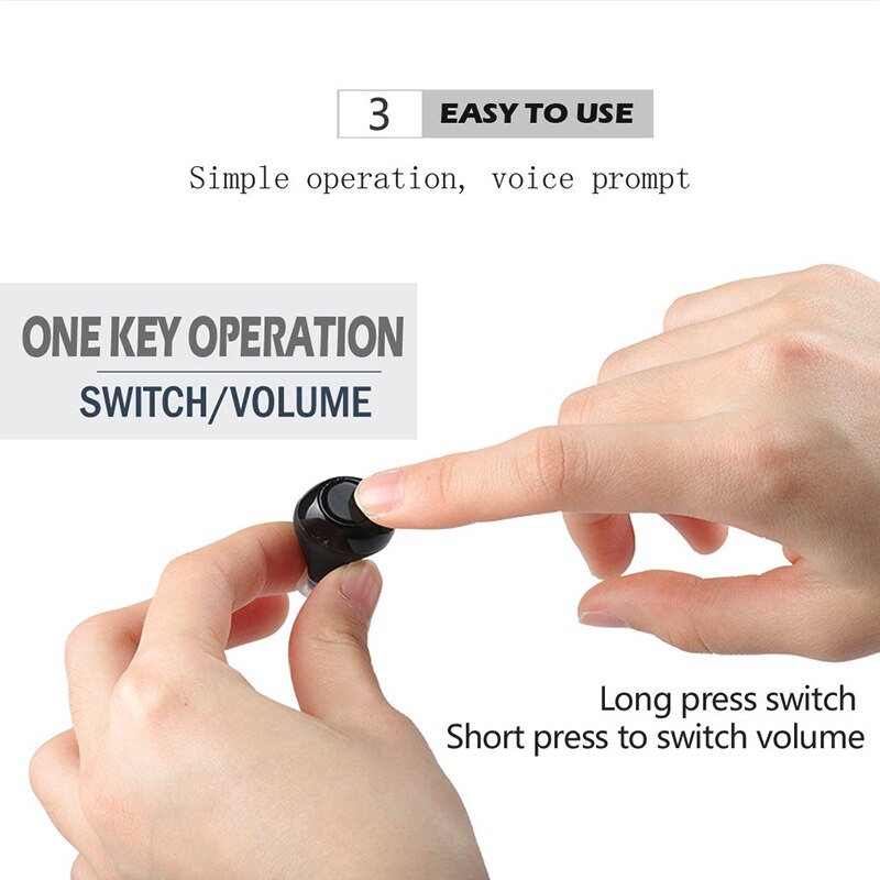 Apparecchi acustici Wireless per non udenti cuffie auricolari in-ear amplificatore audio regolabile per la riduzione del rumore degli anziani con un clic