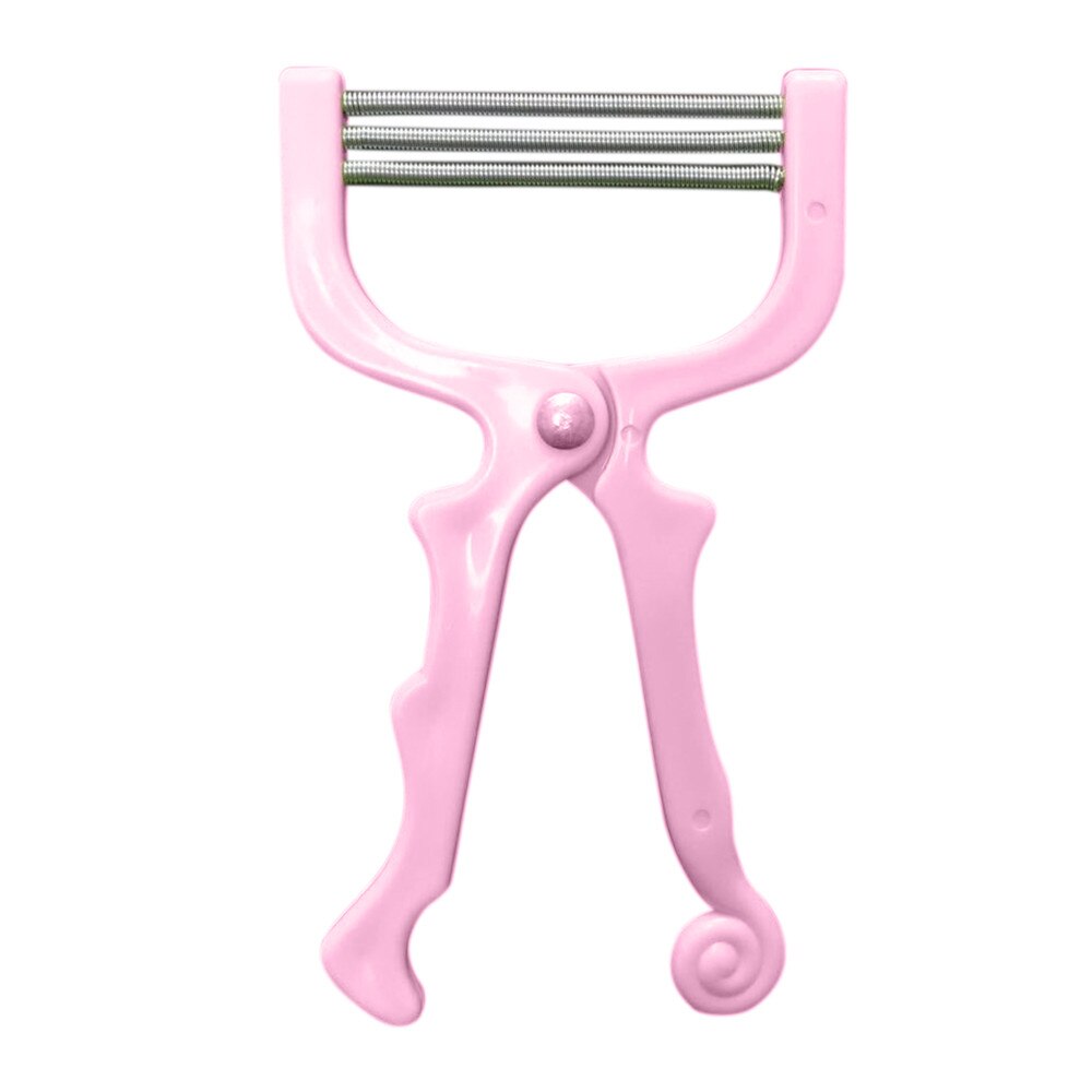 Facial hair remover tool facial beauty 3 spring thread to remove the epilator effectively does not hurt the skin20: Pink
