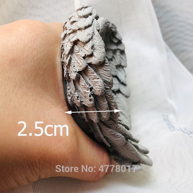 Benedizione angelo ali forma stampi in silicone stampi per gesso gesso decorazione auto stampo in argilla fai da te decorazione domestica in cemento