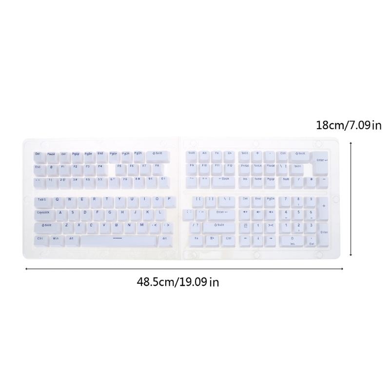 F68C 132-klawisz dwukolorowy proces stylowy zestaw Keycap Profil OEM Keycaps dla klawiatury mechanicznej bez zwrotu