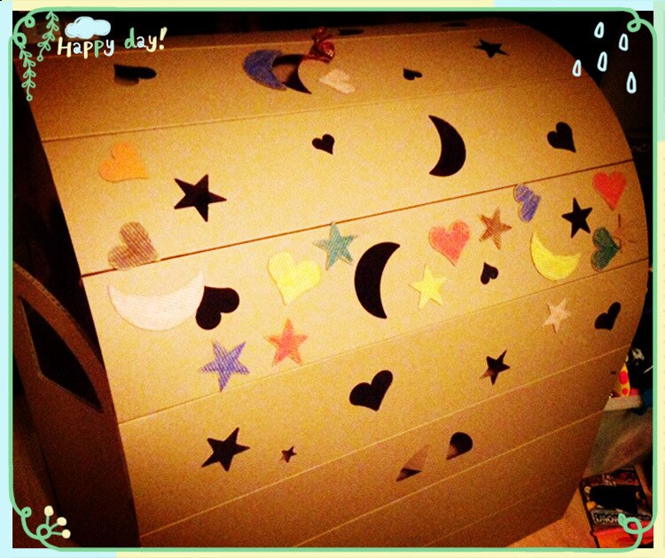 The Children's Game Manual Tent House Diy Paper Big House Intelligence Children's Day