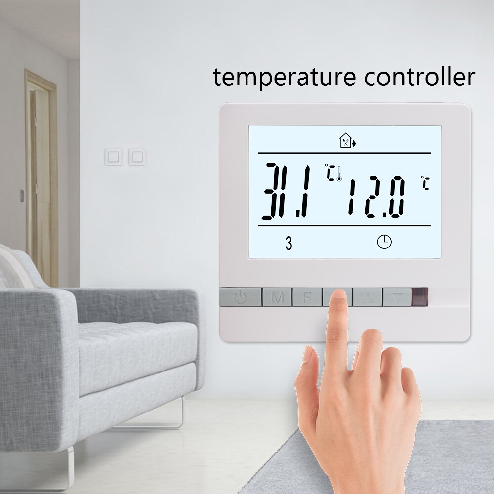 Digital termostat calefaccion veckoprogrammering värmetermostat för golvtemperaturregulator varm golv rumstermostat