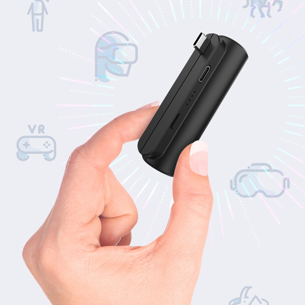 For Quest2 Oculus Quest 2 Battery Power Bank Powerbank Strap Virtual Reality VR Glasses Headset Helmet Game