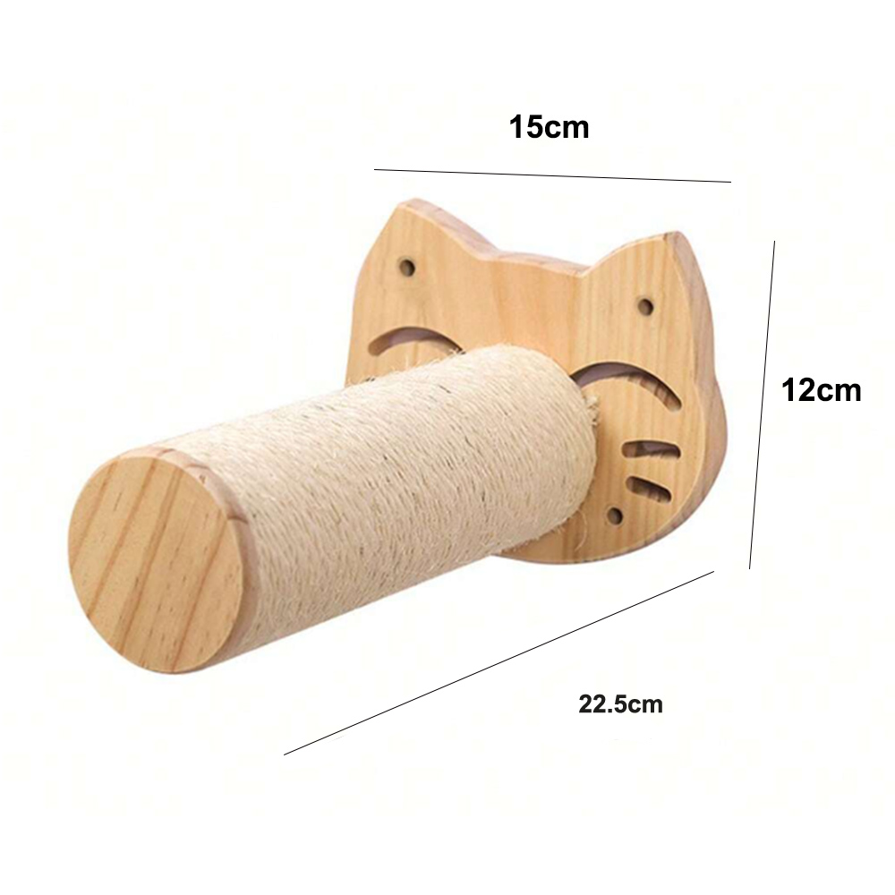 Hamac mural pour chat, meubles pour animaux de compagnie, ensemble d'étagères murales pour chaton, perche pour chat, poste d'escalade à gratter en bois, jouet pour maison d'arbre pour chat: green