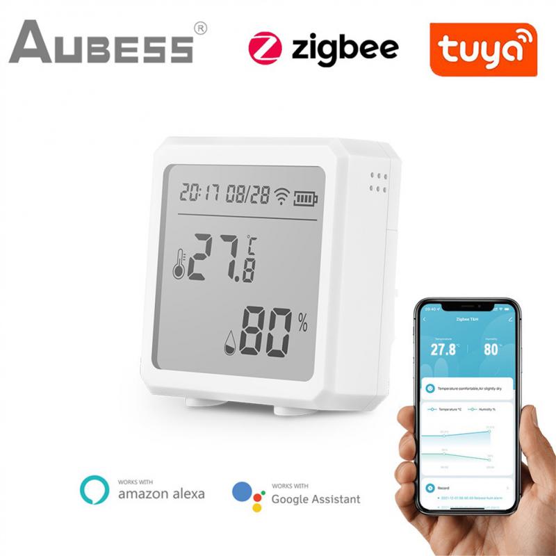 Aubess Mini Ewelink Zigbee Draadloze Gateway Werkt Met Alexa Google Home Afstandsbediening Met 4G En Wifi Directe Verbinding: Humidity Sensor