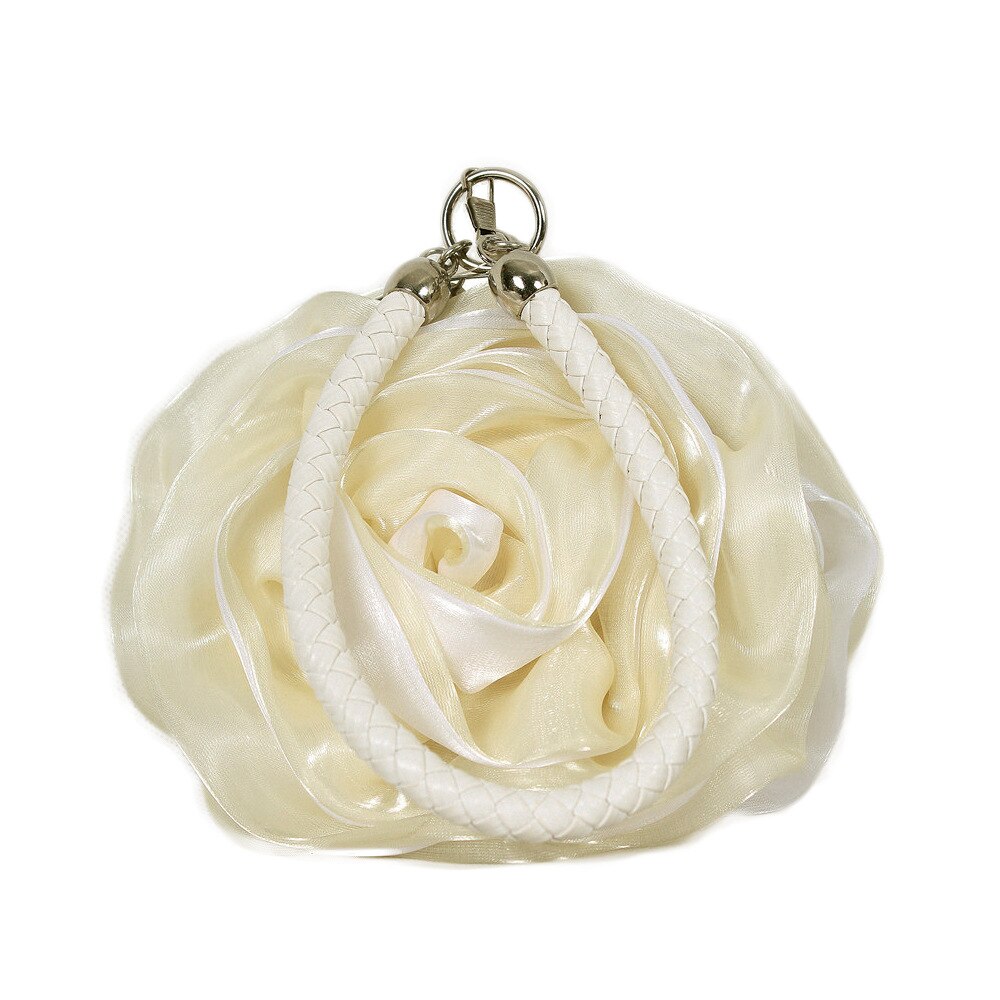 Purple Pink Red Ivory Gold Lovely Flower Rose Evening Bag Woman Clutch Coin Purse Bridal Wedding Bags Party Mini Bag: 06