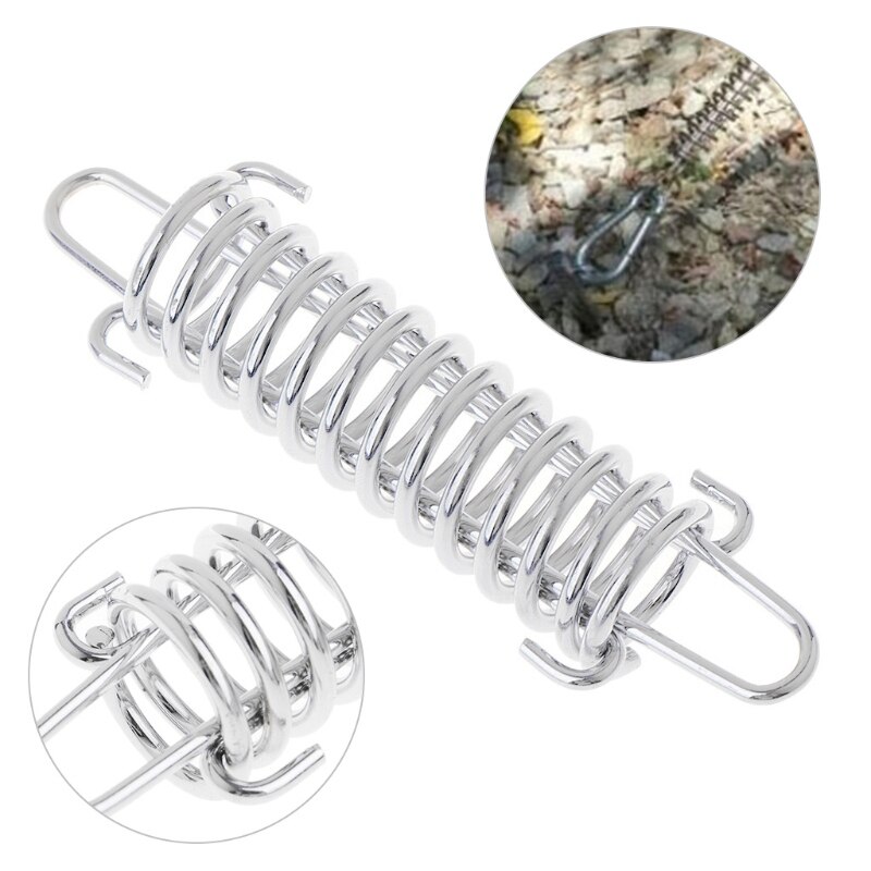 Strength Camping Tent Spring Buckle Stainless Steel Rope Tension Awning Fixed Hook Buckle Camping Accessoires
