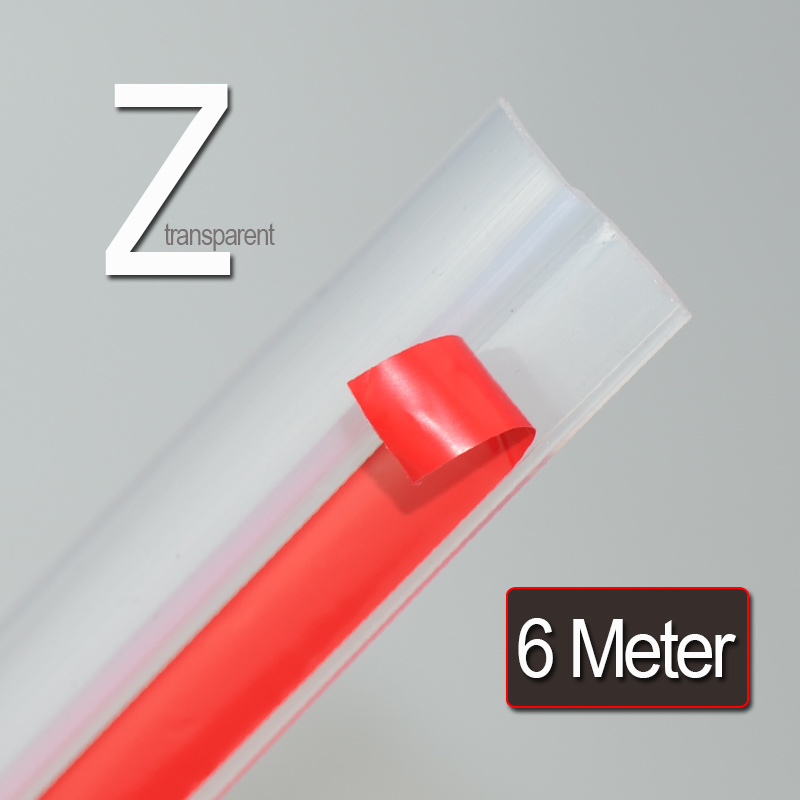 transparent Z Typ Auto Gummi Dichtungen: 6M transparent