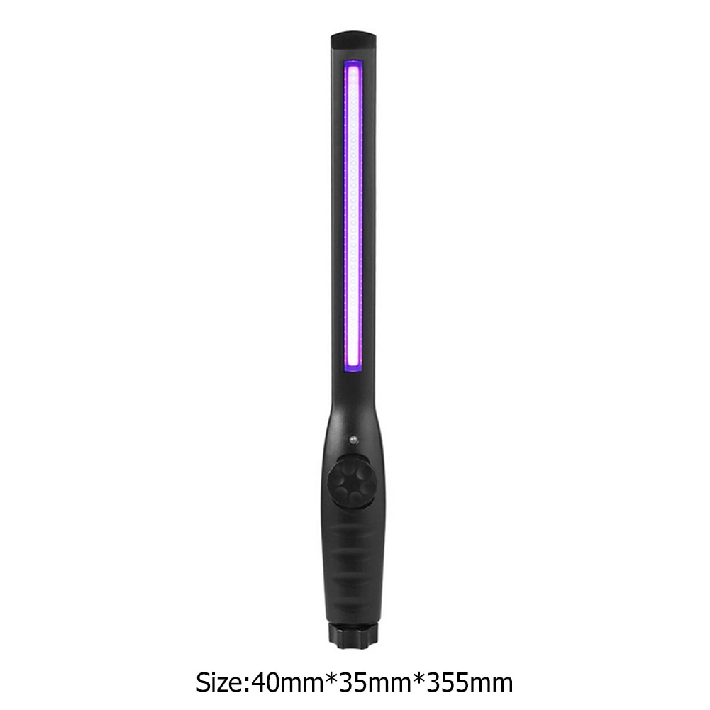 UV-C Light Germicidal Ultraviolet Disinfection Built In Rechargeable Battery 40 LED Handheld Portable Sterilize Tube