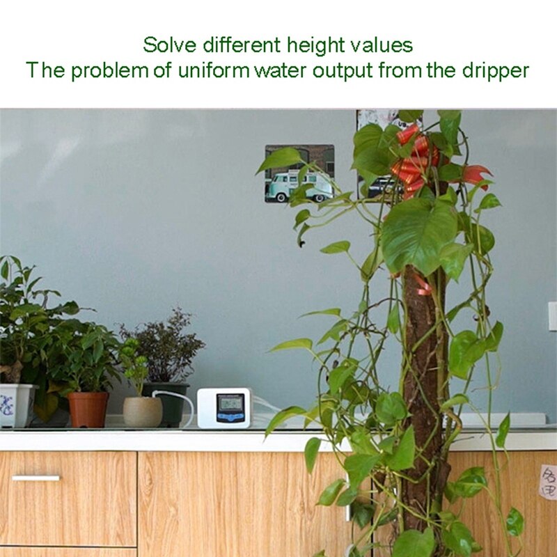 Automatic Watering Device Solar Double Pump 12 Flow Regulator Smart Timing Drip Irrigation Atomizing Watering Device