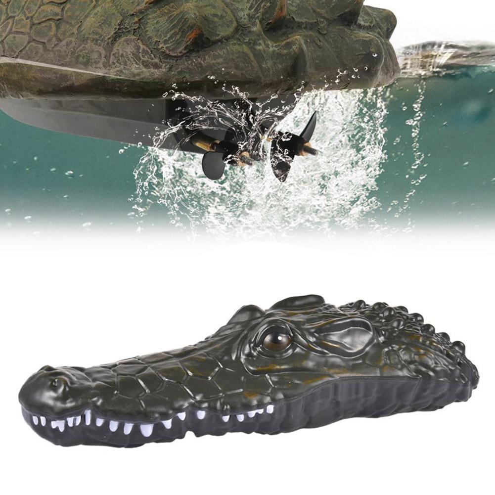 Alligator Afstandsbediening Boot Afstandsbediening Speelgoed Elektrische Krokodil Strand Snelheid Speelgoed Boot Spoof Remote Boot Controle M2G7