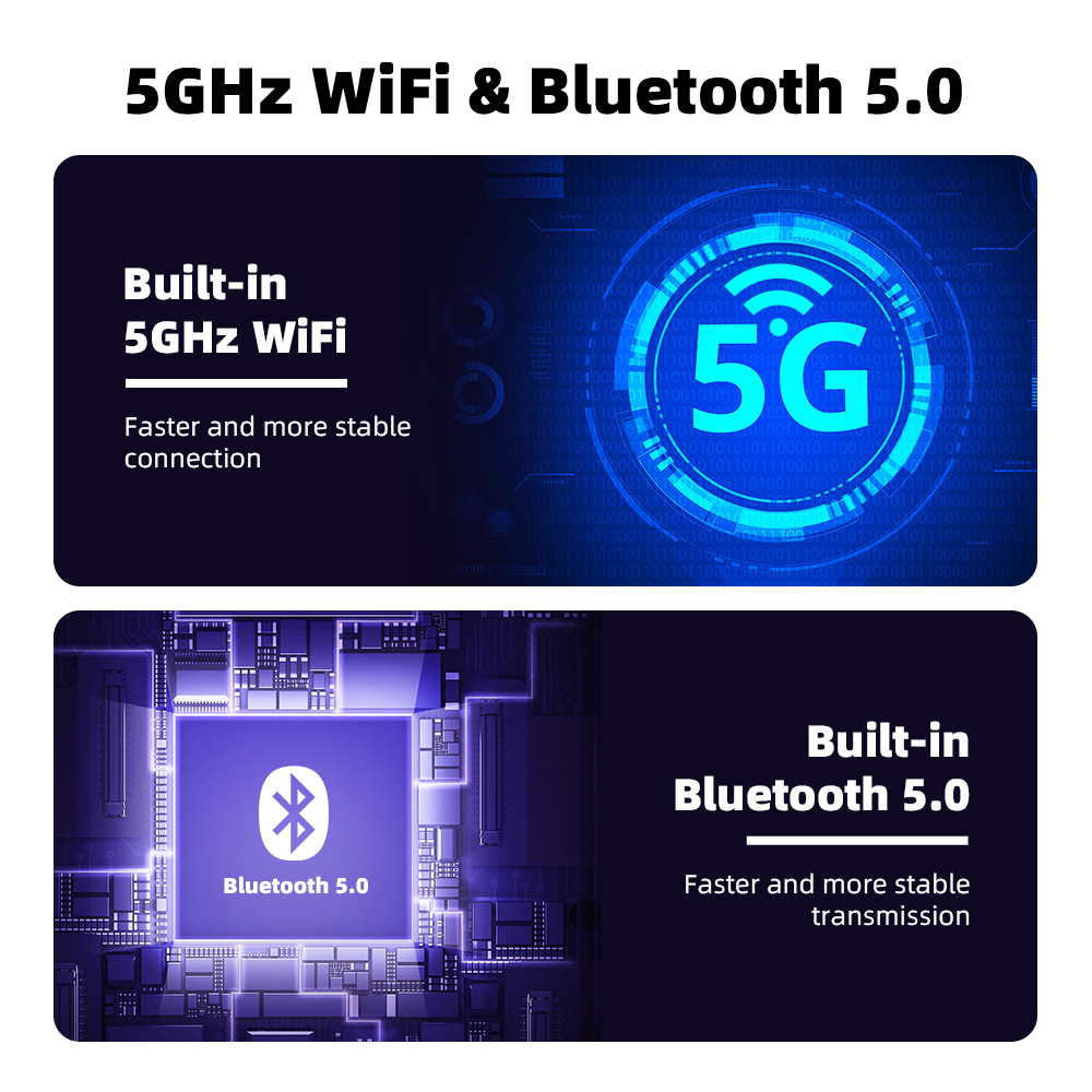 Auto AI Box Carplay Android Auto 2-in-1 draadloze adapter Minibox OAT-updates Plug-and-play WiFi Bluetooth Snelle verbinding USB-poort