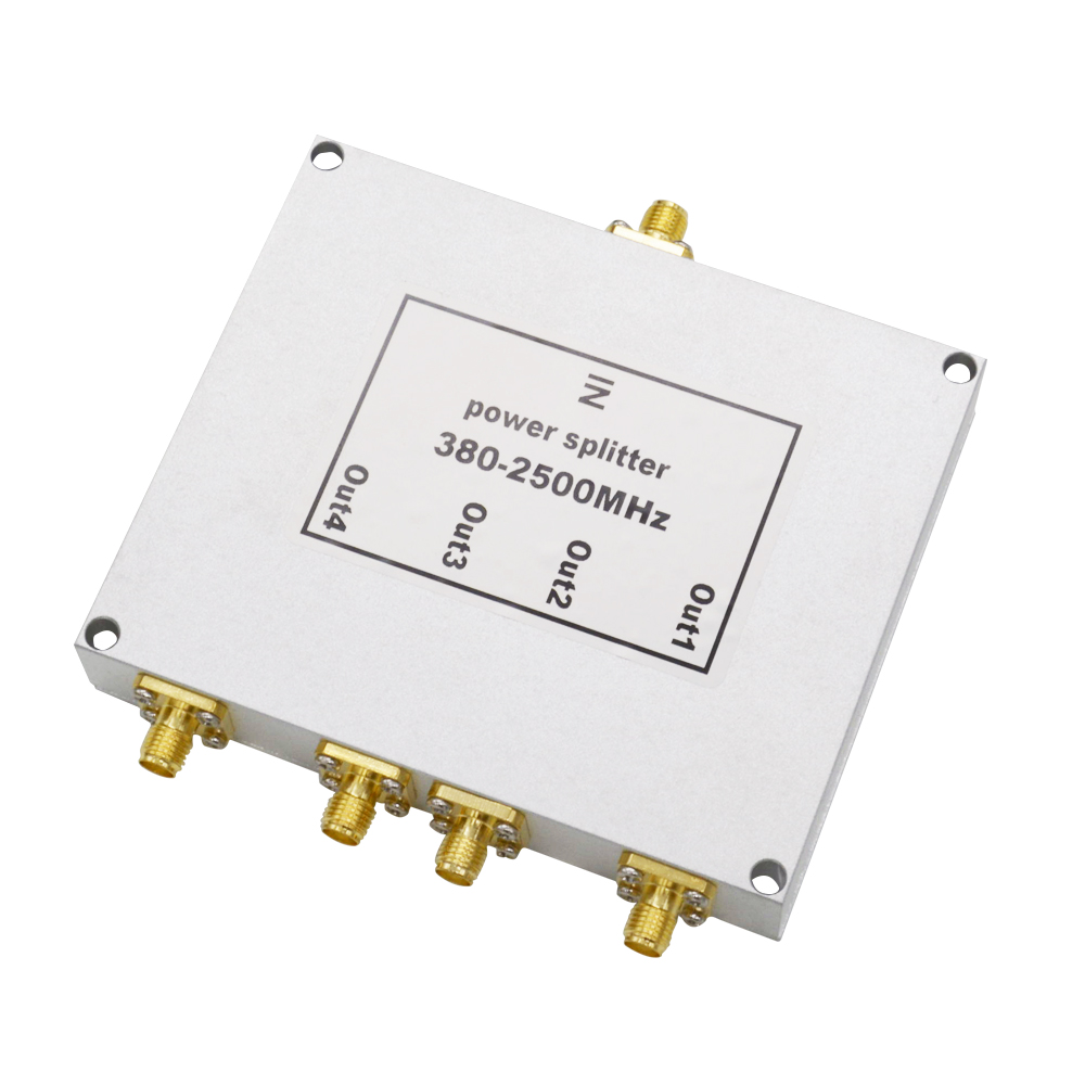 Niski Pim 380mhz ~ 2500mhz 2 3 4 sposób Sma rozdzielacz mocy Sma żeńskie złącze dzielnik mocy rozdzielacz dla Wifi Gps Wzmacniacz