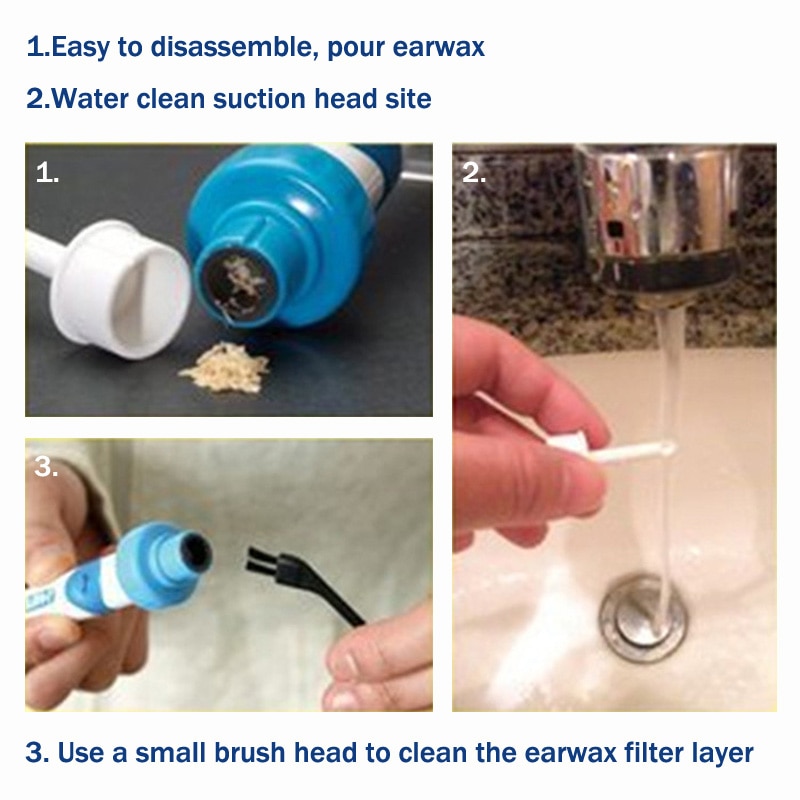 Household Electric Absorbers Ear Clean Ear Organ Children Digging Scoop Cleaner Adult Ear Earwax Absorption