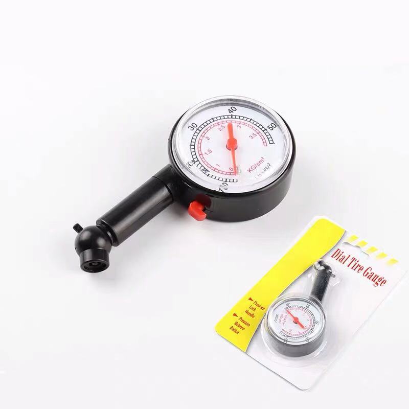 Testeur d'urgence pour pneu de voiture, jauge à barre d'outil, pression 5 LBS pour pneu de voiture, moto cm KG, Air de vélo à cadran noir