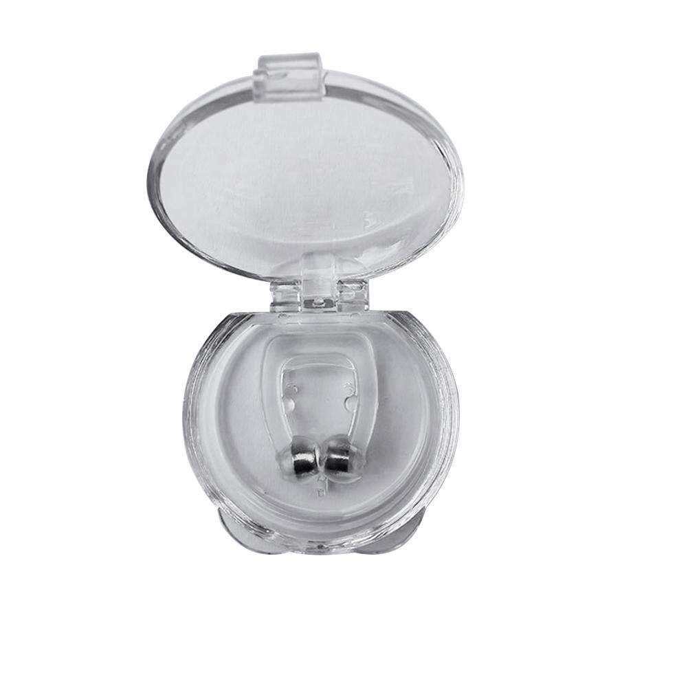 4pcs Anti Snoring Device Silicone Magnetic Clipple Snore Stopper Nose Breathing Non Solution Aid Antisnoring For Sleeping Mini