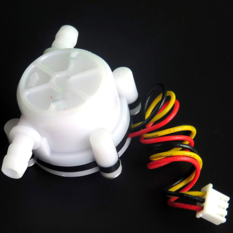 High precision water flow sensor connector Coffee machine flow sensor,Flow range:0.3-6L/min water flow hall sensor tools