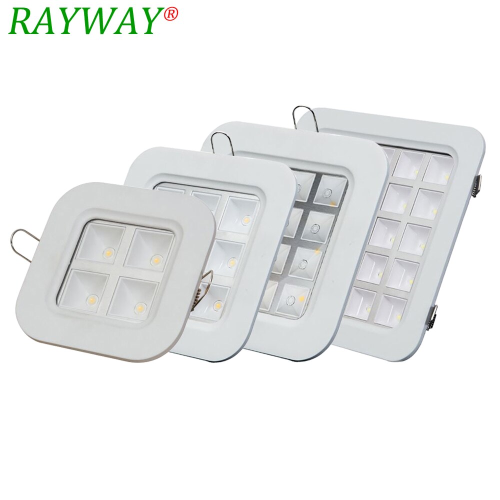 LED Panel Light AC 85-265 V Wandlamp Panelen 4 W 9 W 16 W 25 W LED vierkante Panel Downlight Wit Warm LED Grille licht Voor Parlor