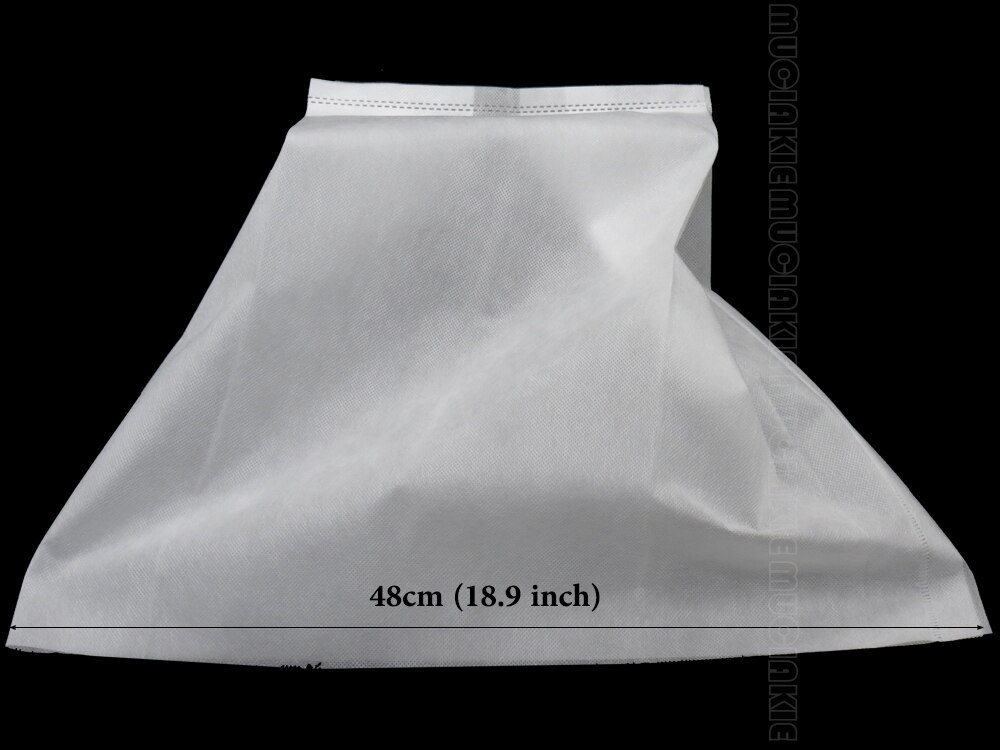 50PCS 48x43CM Non-woven Fabric Degradable Plant Seedling Tree Shrub Grow Bags Root Pouch Garden Planter Protective Bags