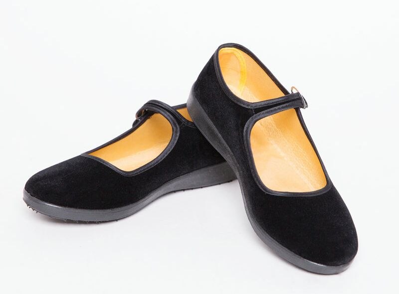 Old Beijing cloth shoes women shoes black soft bottom comfortable work hotel non-slip square dancing shoes