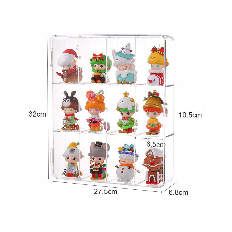 Blind Box Storage Display Stand Large Capacity Full Transparent Large Hand Office Cabinet Acrylic Bubble Doll Storage Box