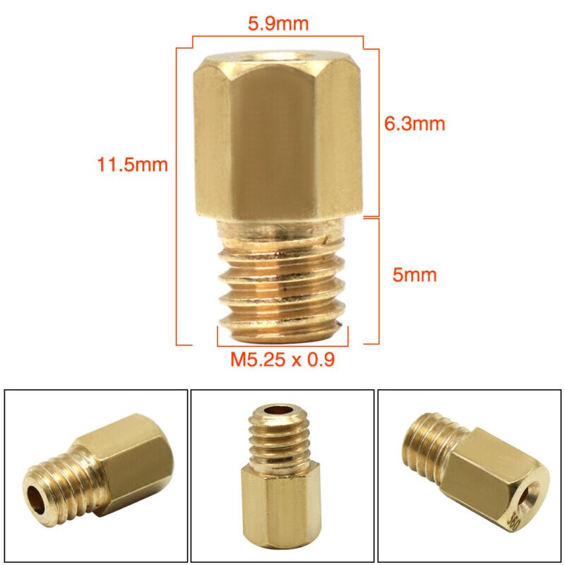 12 st / set förgasarhuvudstråle för mikuni vm tm carb  #210,#220,#230,#240,#250,#260,#270,#280,#290,#300,#310,#320 motorcykel