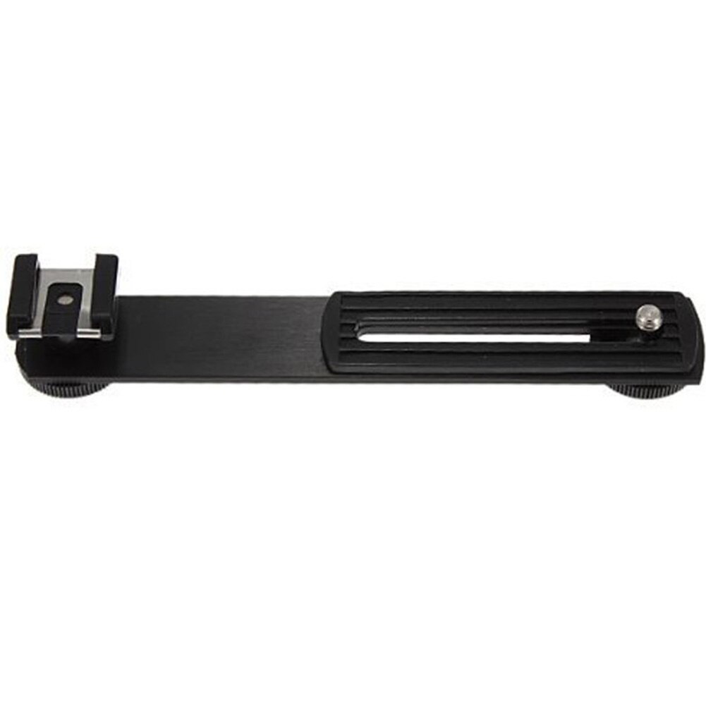 Arm Camcorder Metal Flash Lamp Fill Light Universal Tripod Stand Shoe Camera Bracket Dual Head