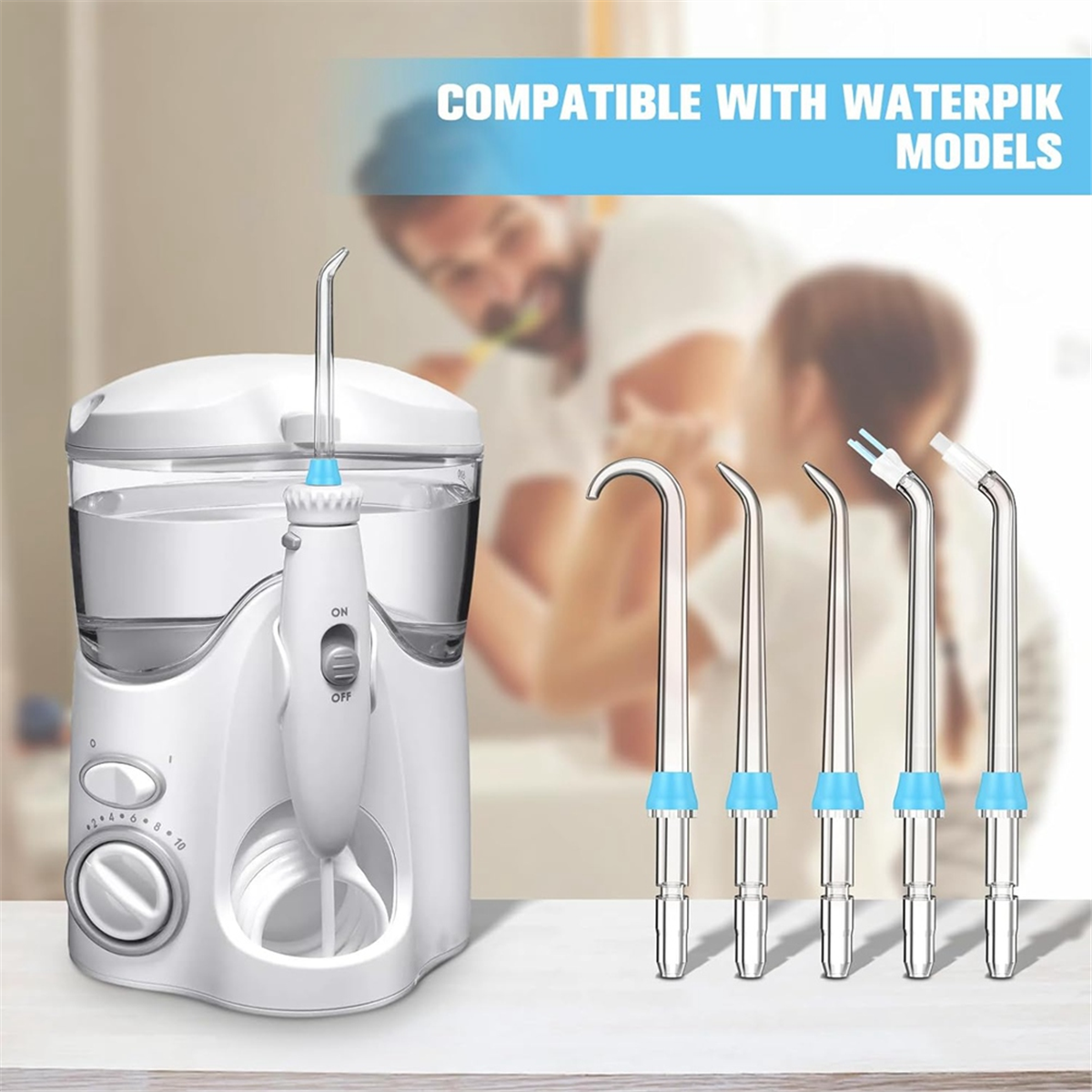 Embouts de rechange pour hydropulseur Waterpik, embouts de jet classiques compatibles avec l'irrigateur buccal Waterpik