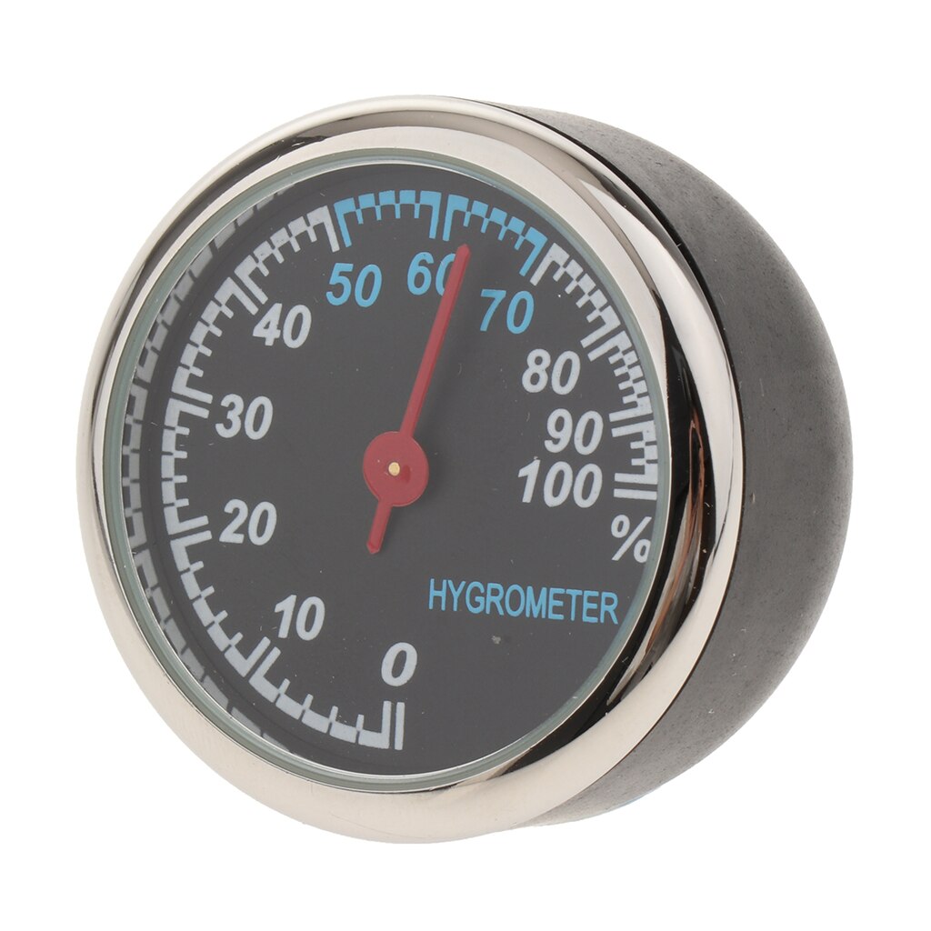 Waterproof Hygrometer For Any Semi Pickup Truck Car Vehicle,Black 0% To 100%