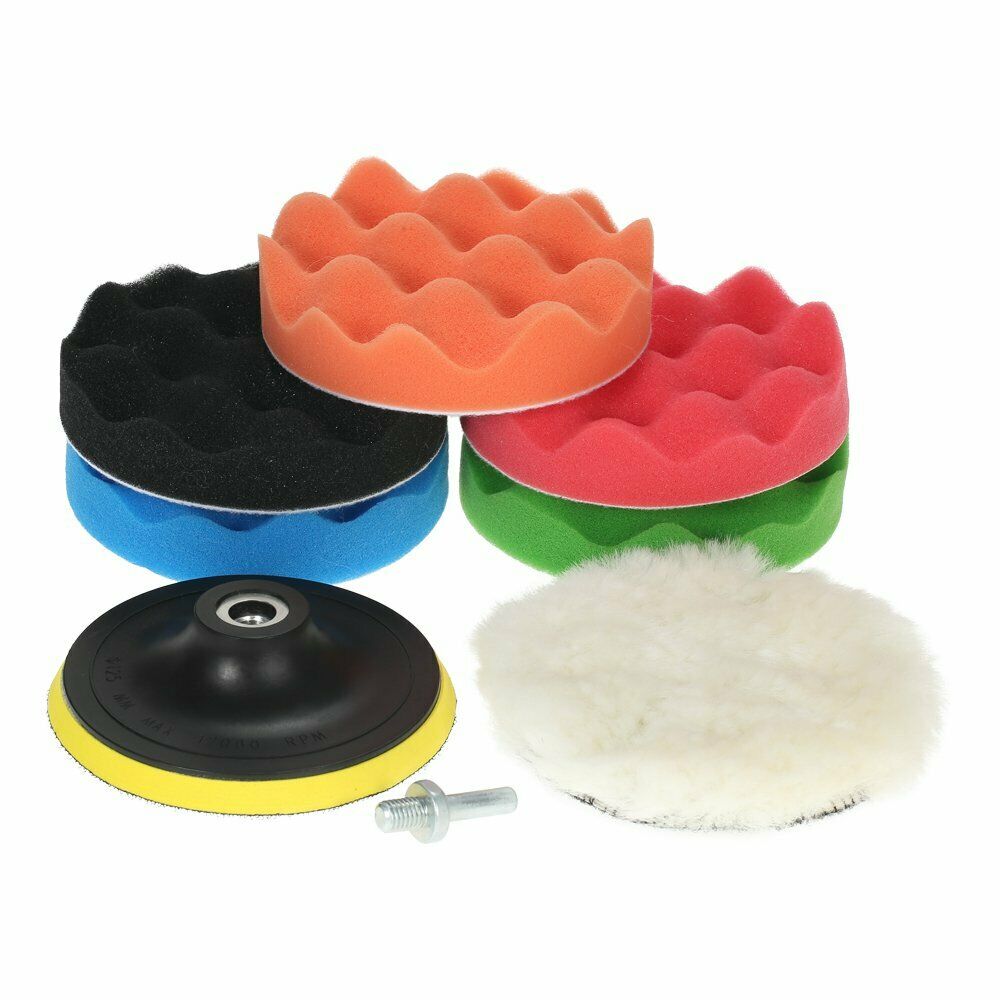 9-10 tum ull sammet bil polering hjul set bil polermatta pad motorhuv mjuk mikrofiber polering motorhuv buffing pad skydd