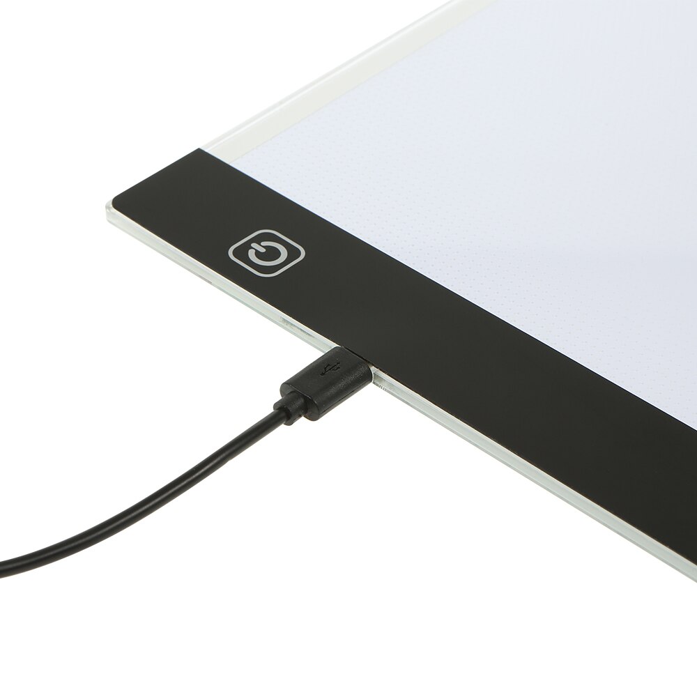 A4 LED Writing Painting Light Box Adjustable Brightness Flat Tracing Board Illuminating Sketch Penetrating Table