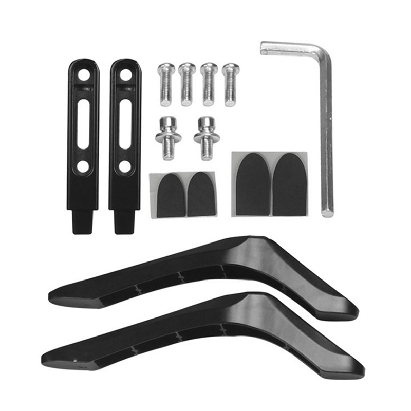 Steel TV Base For LCD Pedestal Screen Stand Home Universal Monitor Riser For 32 To 65 Inches