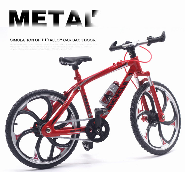Mini Vinger Road Mountain City Fiets Speelgoed Leuke Metalen Fietsen Model Fiets Tech Decor Uitstekende Bmx Speelgoed Voor Kids 0818: Mountain Bike red