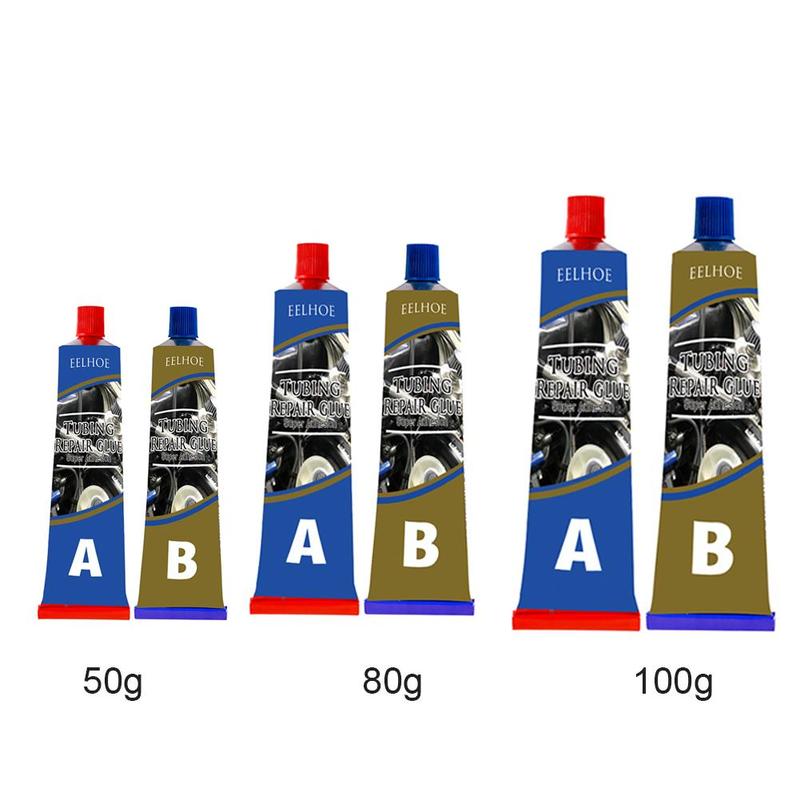 Agente reparador de Metal, pasta de reparación Industrial, pegamento resistente al calor, pasta de reparación de metales en frío A & b 20/50/80/100G