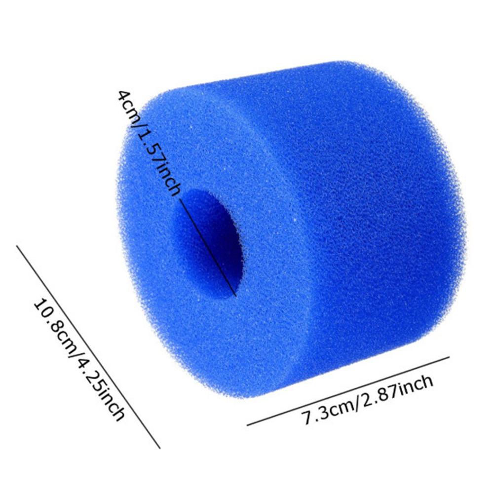 3/5Pc Zwembad Filter Foam Herbruikbare Wasbare Filter Spons, Geschikt Voor Zwembad Filter Spons Doos: 108x73x40mm