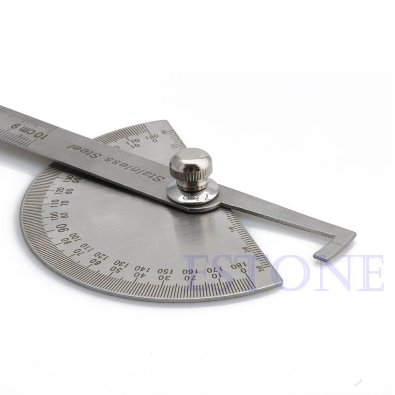 Rvs 180 Graden Gradenboog Hoekzoeker Arm Meten Ruler Tool