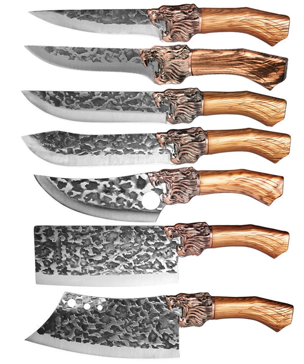 Household Kitchen Knife Stainless Steel Boning Knife Forging Meat Cleaver Slice Chop Bone Knife Cooking Tool