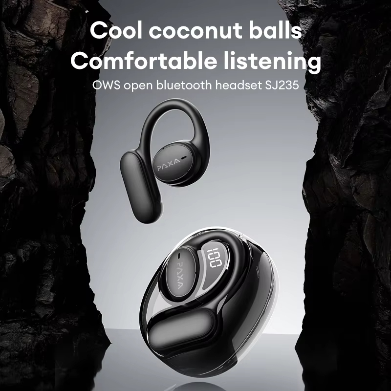 Auricolari Wireless PAXA OpenAir5 - Bluetooth 5.4, Hi-Fi Stereo, ANC, Display LED, Batteria 6.5H