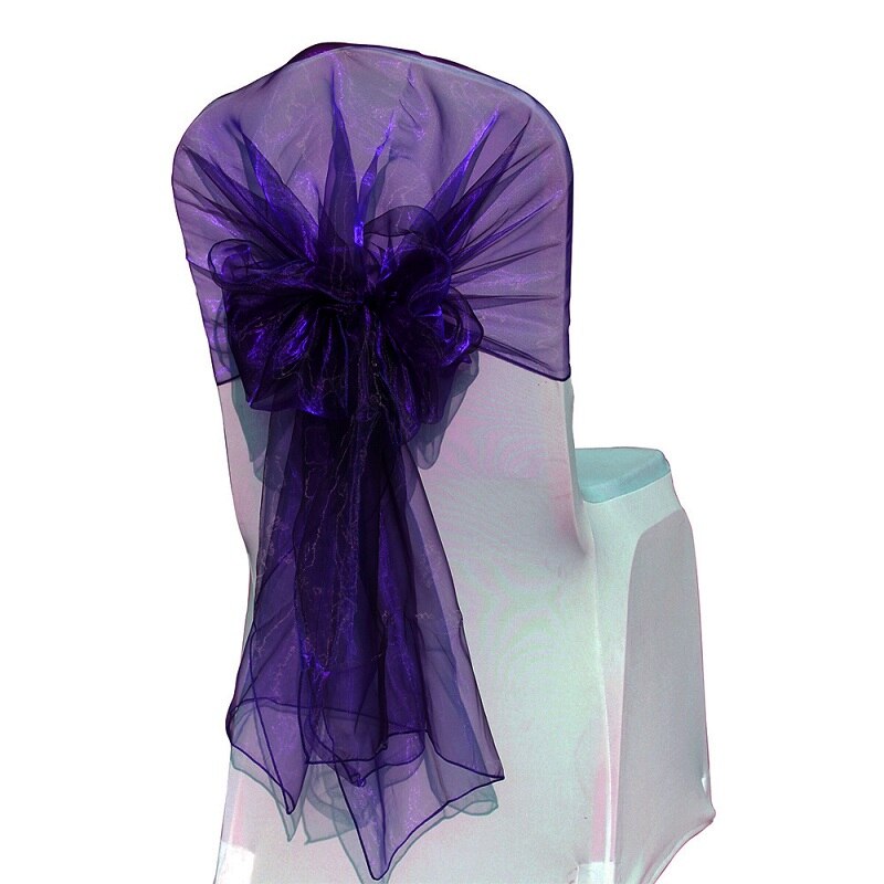 10 stuks organza stoelstrikken - strik voor stoelhoezen