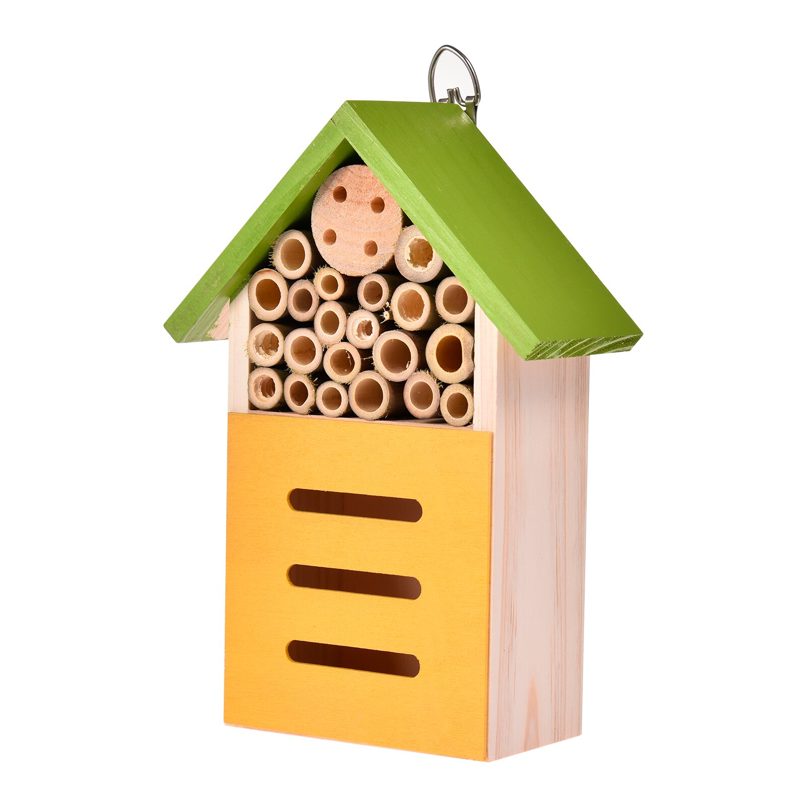 Painted Wooden Insect Bee House Wood Bug Room Hotel Shelter Garden Decoration Nests Box Insects Box Functional