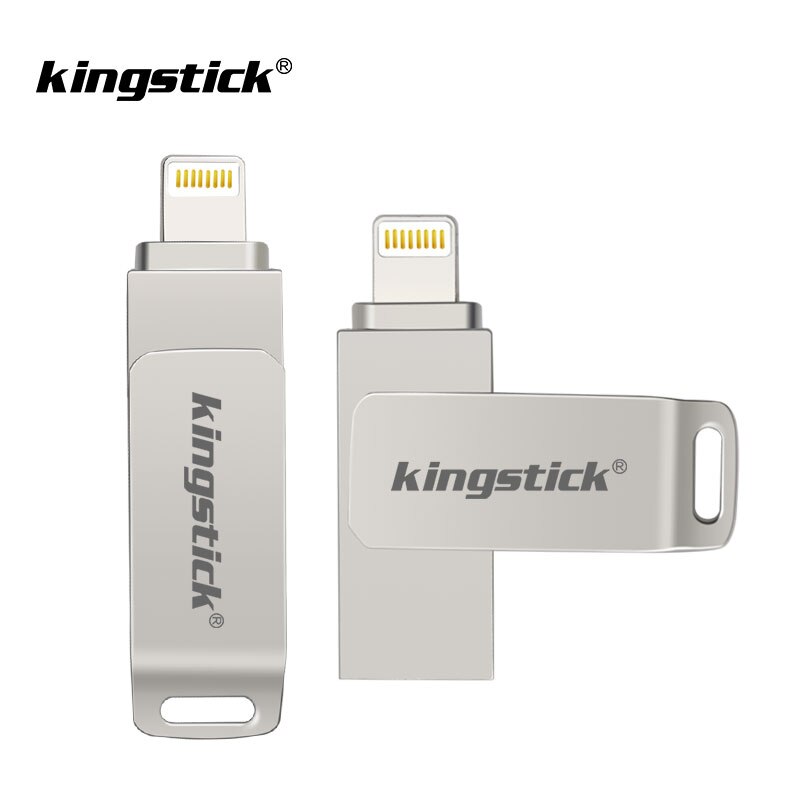 Clé USB en métal 2 en 1 pour iphone 6s 7plus, disque U d'apple
