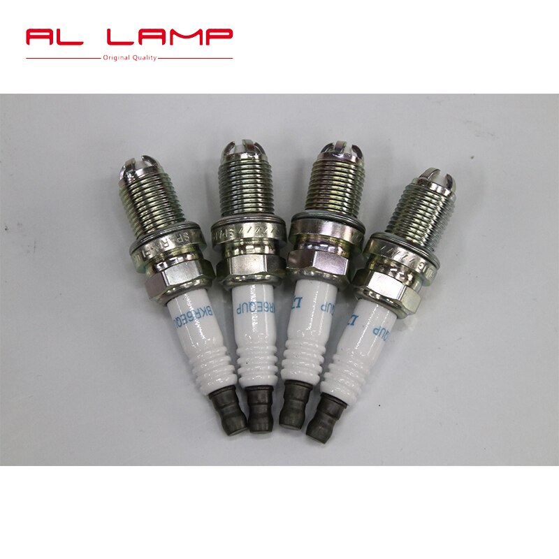 4 Uds Cowtotal bujías Platinum BKR6EQUP 3199 para E46 E39 E60 E61 E63 E64 E38