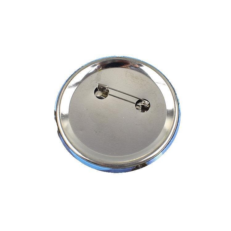 75mm Metal Base DIY Badge Button Pins Blank Raw Material pins buttons badges supplies parts 100PCS