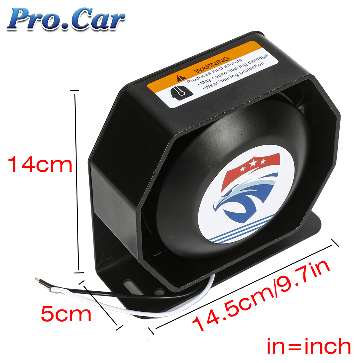 Police Siren Car MIC Speaker System 18 Sound Loud for Car Warning Alarm Police Fire Siren Horn,car amplifier Bluetooth Function