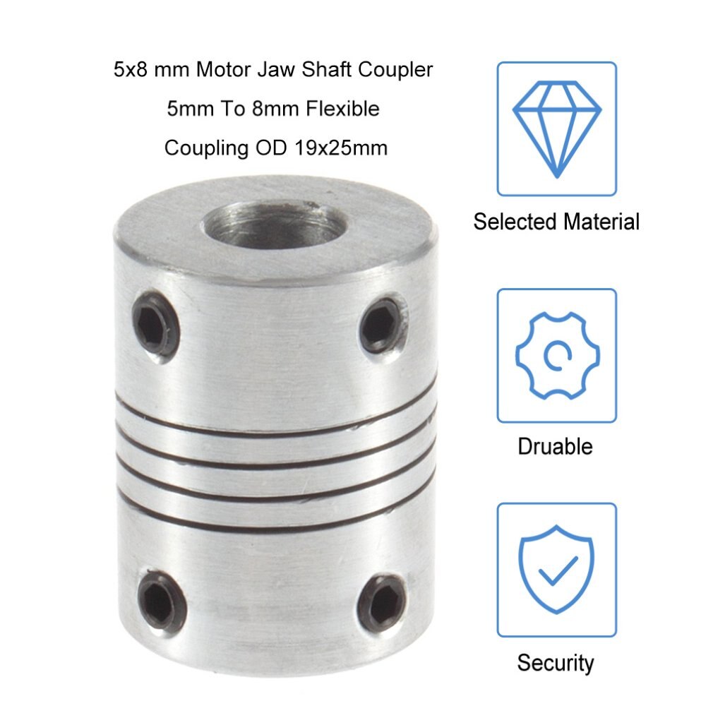 5X8 Mm Motore Ganasce Albero Accoppiatore 5 Mm a 8 Millimetri Accoppiamento Flessibile Od 19X25 Mm whoelsale